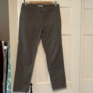 Loft straight leg khaki